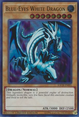 Blue-Eyes White Dragon [KACB-EN001] Ultra Rare | Deep Dive Games St. Marys