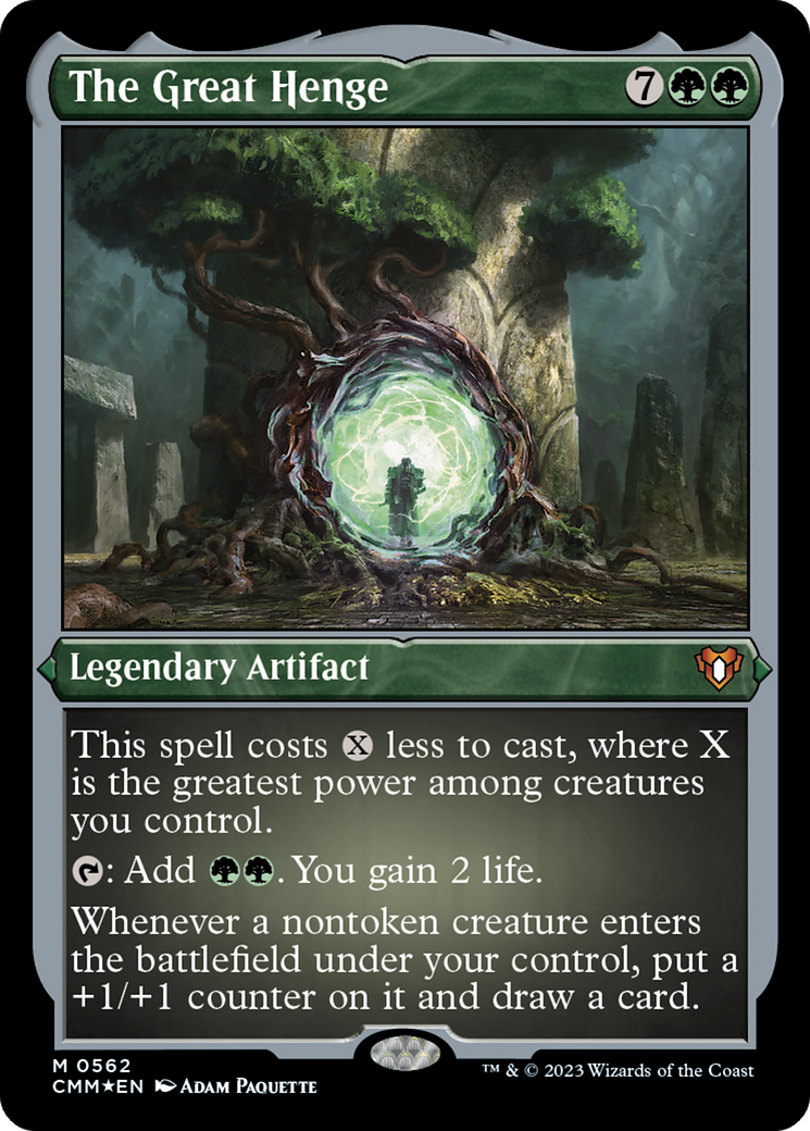 The Great Henge (Foil Etched) [Commander Masters] | Deep Dive Games St. Marys