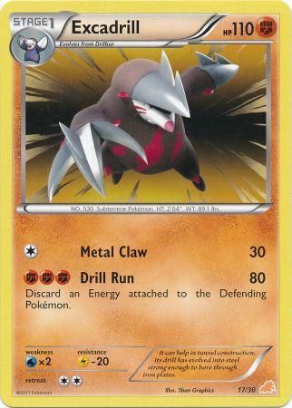 Excadrill (17/30) [Black & White: Trainer Kit - Excadrill] | Deep Dive Games St. Marys