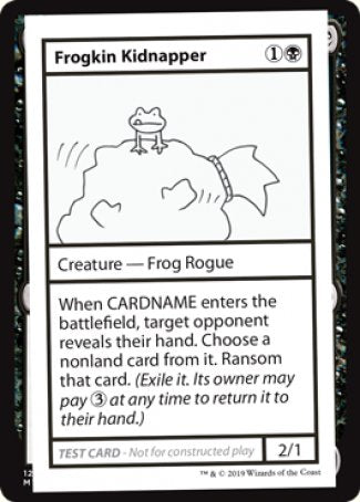 Frogkin Kidnapper (2021 Edition) [Mystery Booster Playtest Cards] | Deep Dive Games St. Marys