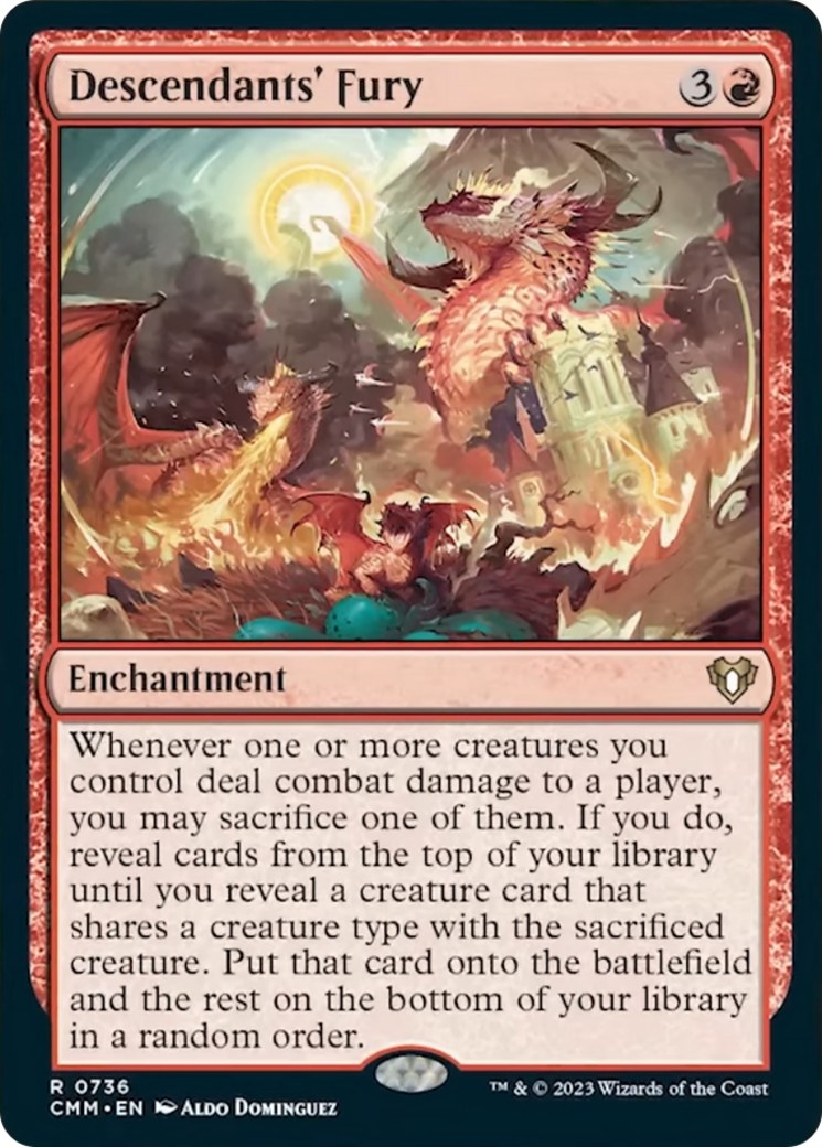 Descendants' Fury [Commander Masters] | Deep Dive Games St. Marys