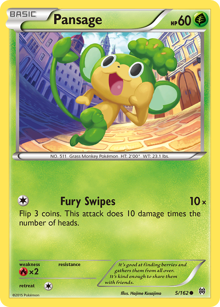 Pansage (5/162) [XY: BREAKthrough] | Deep Dive Games St. Marys