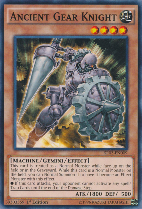 Ancient Gear Knight [SR03-EN009] Common | Deep Dive Games St. Marys