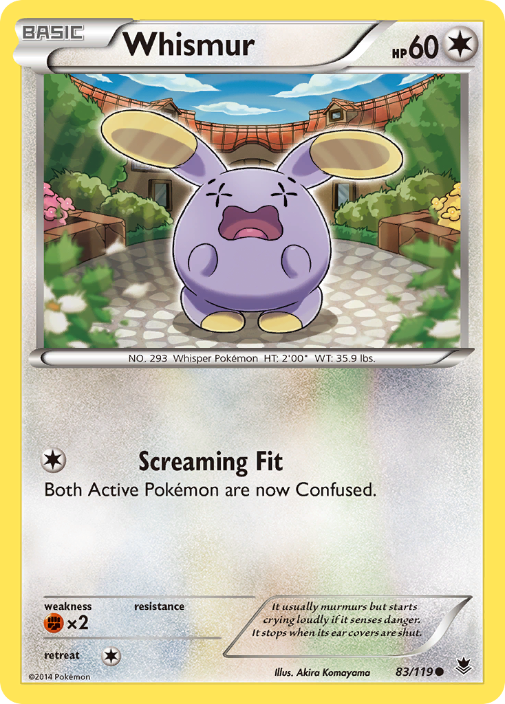 Whismur (83/119) [XY: Phantom Forces] | Deep Dive Games St. Marys