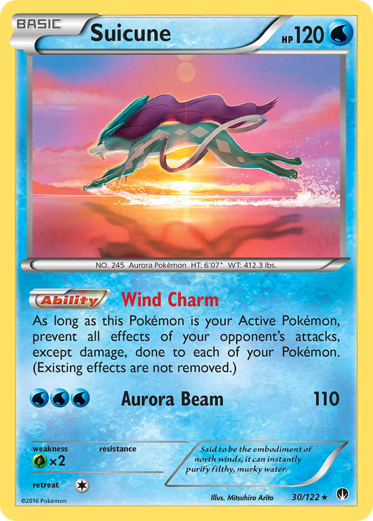 Suicune (30/122) [XY: BREAKpoint] | Deep Dive Games St. Marys