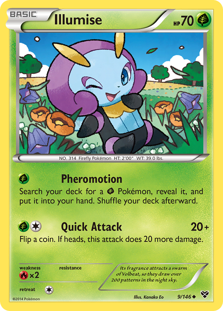 Illumise (9/146) [XY: Base Set] | Deep Dive Games St. Marys