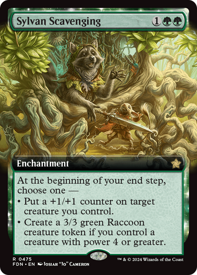 Sylvan Scavenging (Extended Art) [Foundations] | Deep Dive Games St. Marys