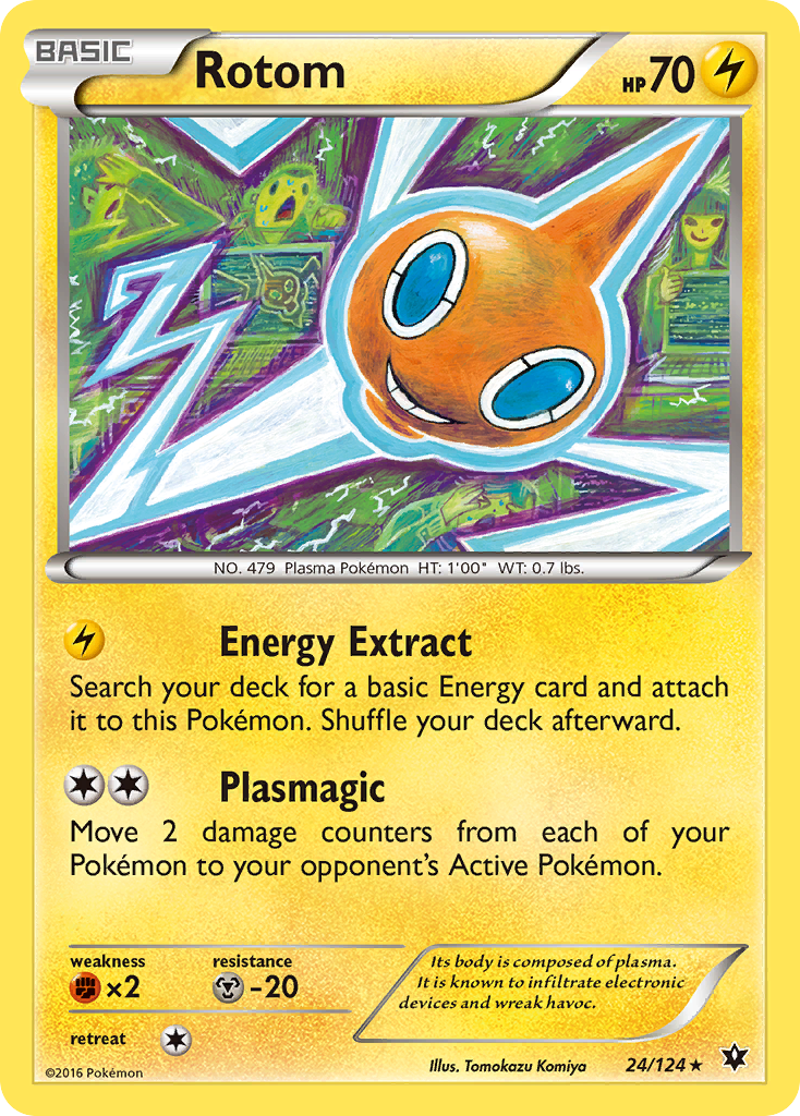 Rotom (24/124) [XY: Fates Collide] | Deep Dive Games St. Marys