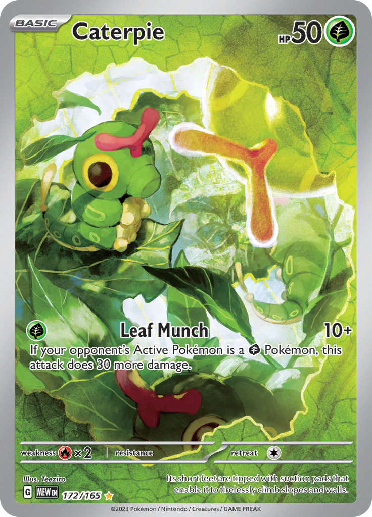 Caterpie (172/165) [Scarlet & Violet 151] | Deep Dive Games St. Marys