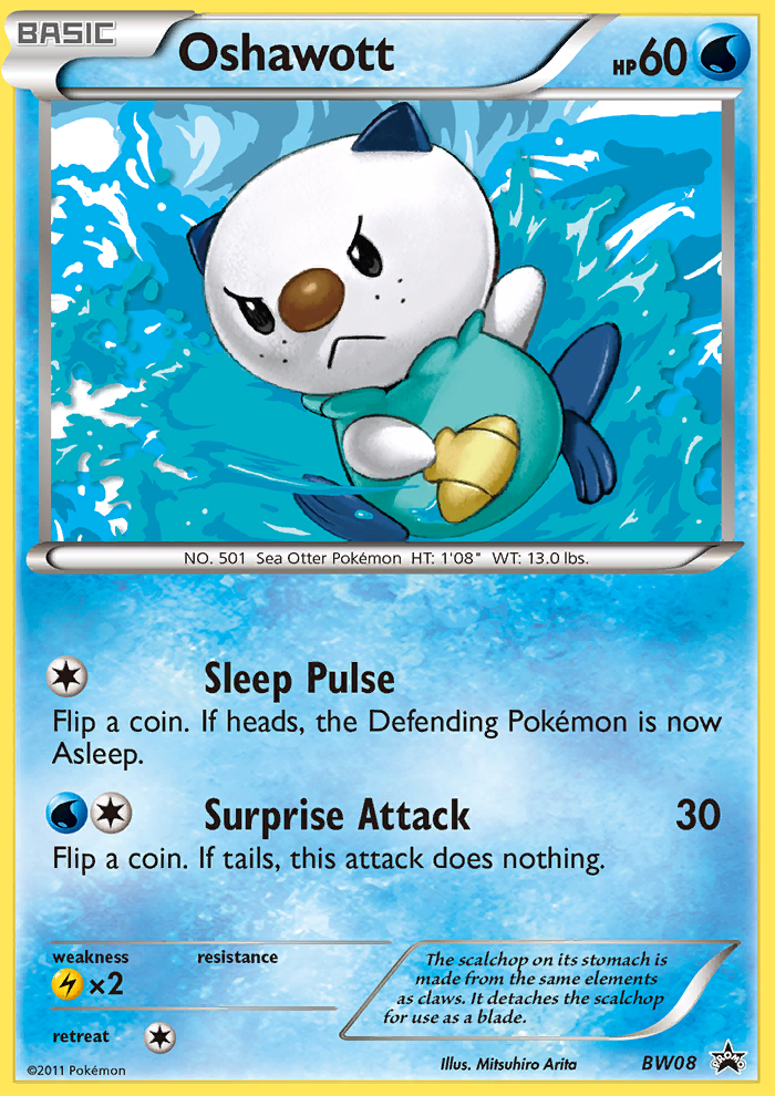 Oshawott (BW08) [Black & White: Black Star Promos] | Deep Dive Games St. Marys