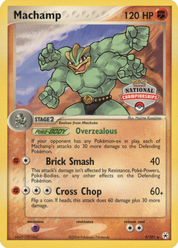 Machamp (9/101) (National Championships Promo) [EX: Hidden Legends] | Deep Dive Games St. Marys