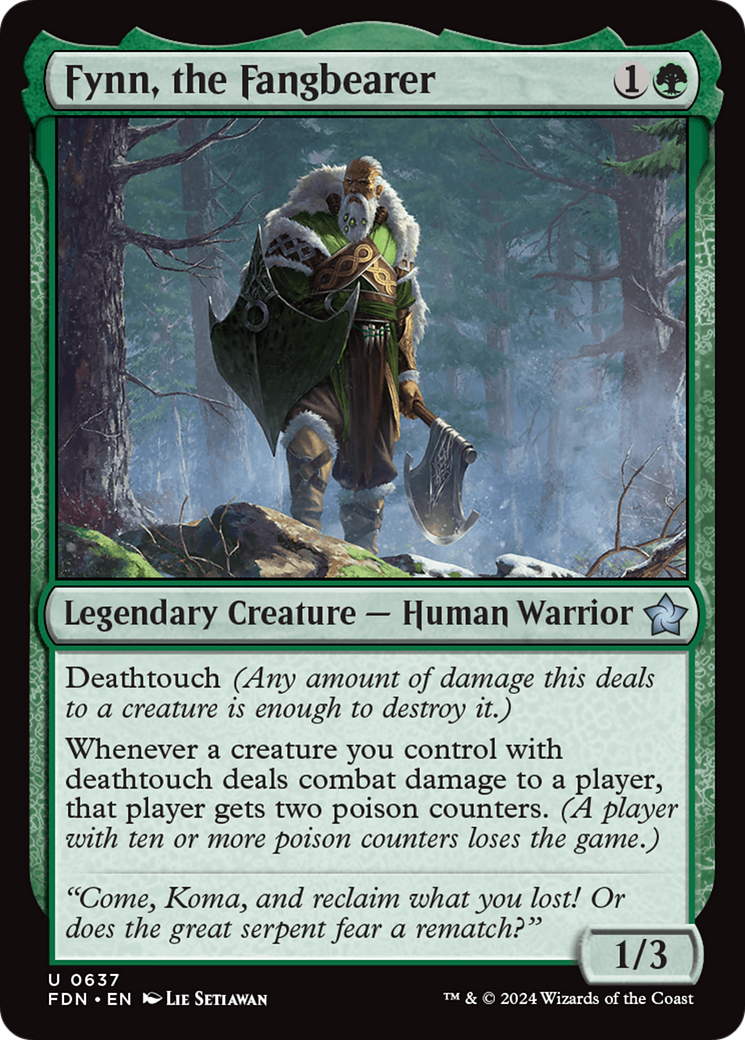 Fynn, the Fangbearer [Foundations] | Deep Dive Games St. Marys
