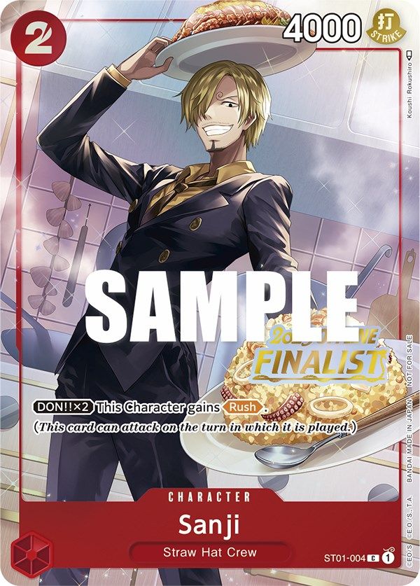 Sanji (Offline Regional 2023) [Finalist] [One Piece Promotion Cards] | Deep Dive Games St. Marys