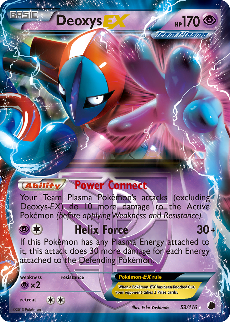 Deoxys EX (53/116) [Black & White: Plasma Freeze] | Deep Dive Games St. Marys