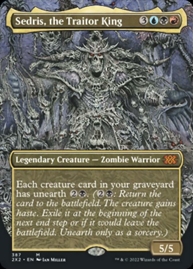 Sedris, the Traitor King (Borderless Alternate Art) [Double Masters 2022] | Deep Dive Games St. Marys