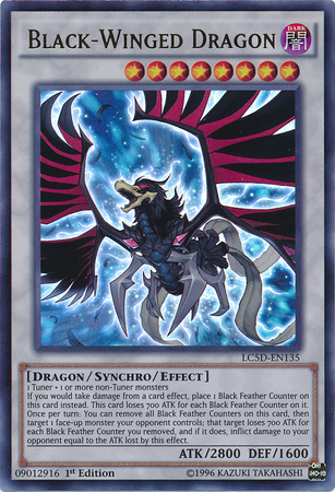 Black-Winged Dragon [LC5D-EN135] Ultra Rare | Deep Dive Games St. Marys