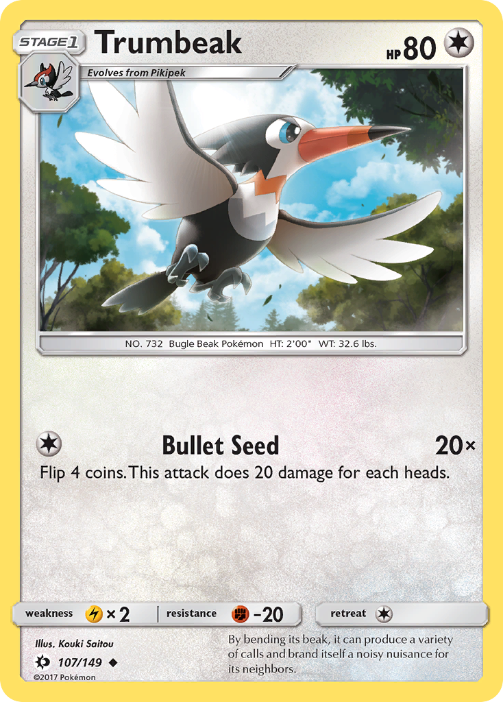 Trumbeak (107/149) [Sun & Moon: Base Set] | Deep Dive Games St. Marys