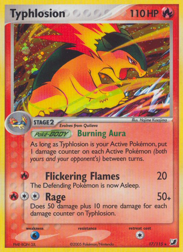 Typhlosion (17/115) [EX: Unseen Forces] | Deep Dive Games St. Marys