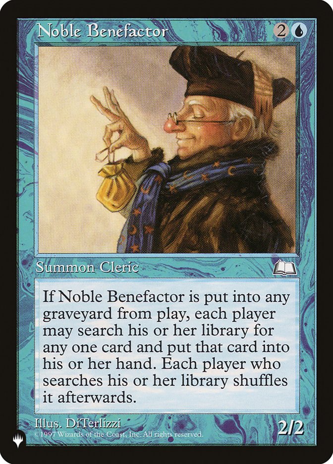 Noble Benefactor [The List] | Deep Dive Games St. Marys