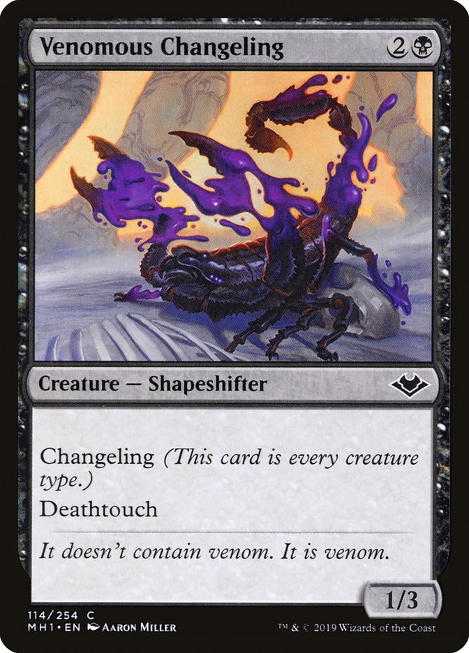 Venomous Changeling [Modern Horizons] | Deep Dive Games St. Marys