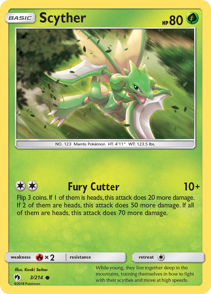 Scyther (3/214) [Sun & Moon: Lost Thunder] | Deep Dive Games St. Marys