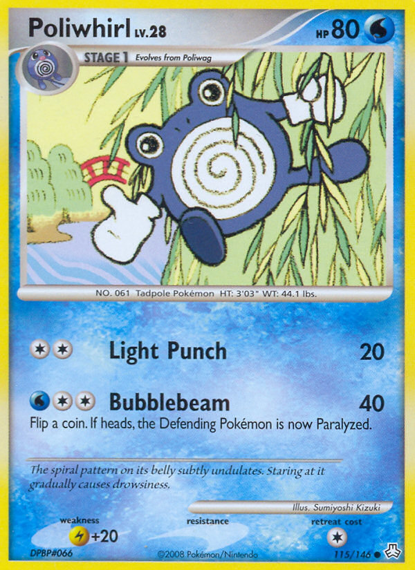 Poliwhirl (115/146) [Diamond & Pearl: Legends Awakened] | Deep Dive Games St. Marys