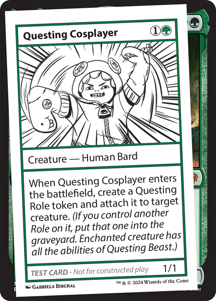 Questing Cosplayer [Mystery Booster 2 Playtest Cards] | Deep Dive Games St. Marys