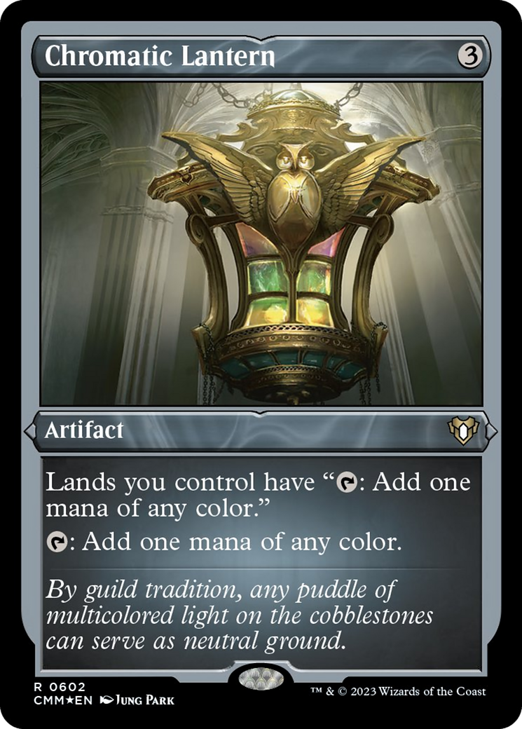 Chromatic Lantern (Foil Etched) [Commander Masters] | Deep Dive Games St. Marys