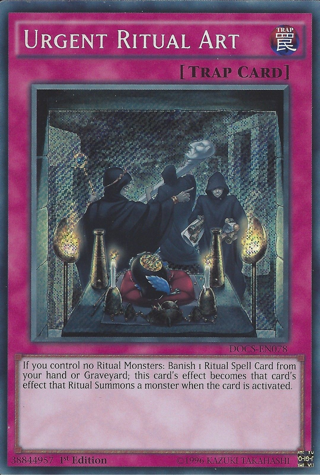 Urgent Ritual Art [DOCS-EN078] Secret Rare | Deep Dive Games St. Marys