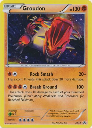 Groudon (XY52) (Jumbo Card) [XY: Black Star Promos] | Deep Dive Games St. Marys