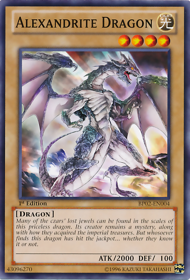 Alexandrite Dragon [BP02-EN004] Mosaic Rare | Deep Dive Games St. Marys