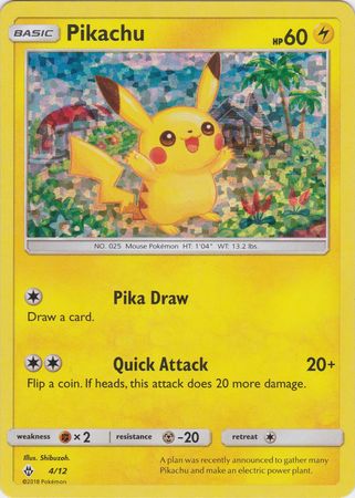 Pikachu (4/12) [McDonald's Promos: 2018 Collection] | Deep Dive Games St. Marys