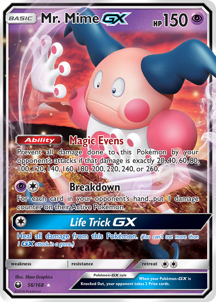 Mr. Mime GX (56/168) [Sun & Moon: Celestial Storm] | Deep Dive Games St. Marys