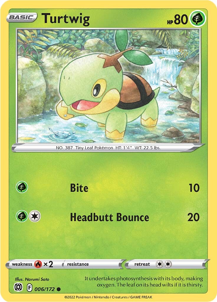 Turtwig (006/172) [Sword & Shield: Brilliant Stars] | Deep Dive Games St. Marys