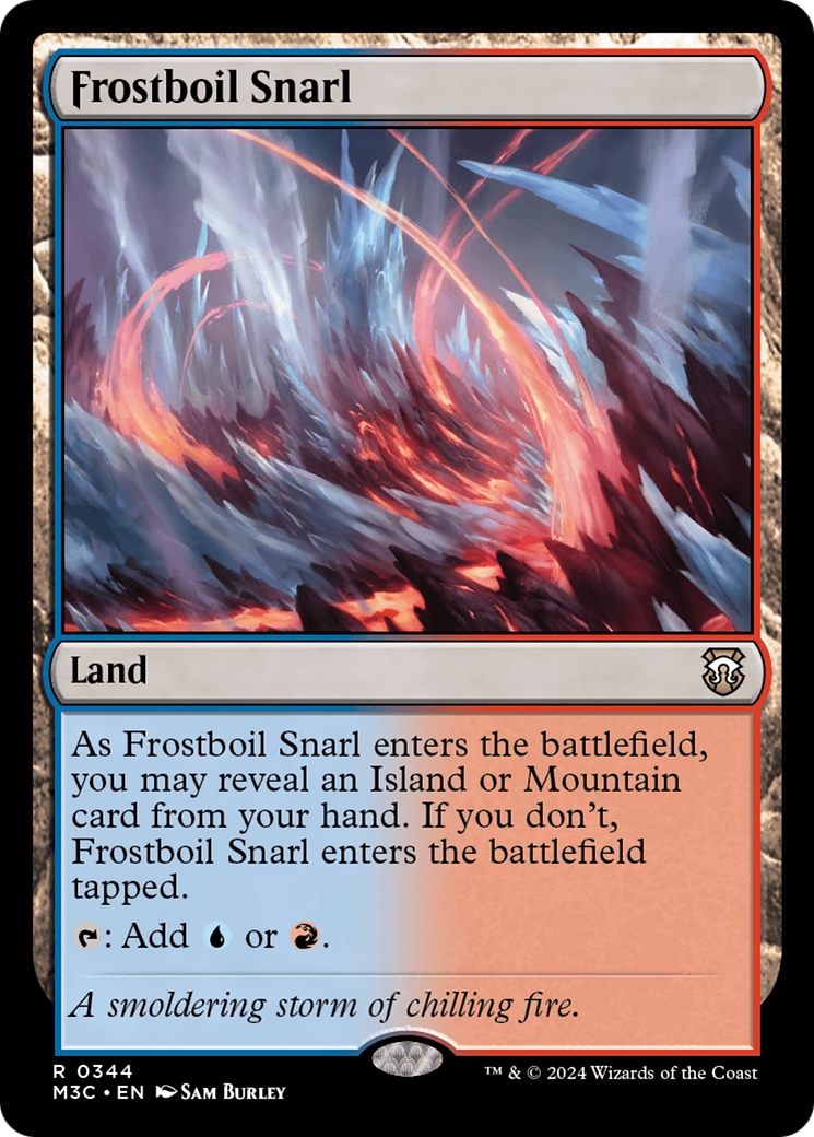 Frostboil Snarl (Ripple Foil) [Modern Horizons 3 Commander] | Deep Dive Games St. Marys