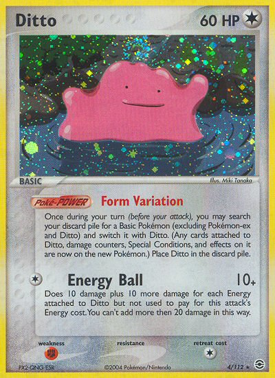 Ditto (4/112) [EX: FireRed & LeafGreen] | Deep Dive Games St. Marys