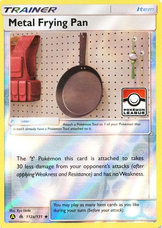 Metal Frying Pan (112a/131) (League Promo) [Sun & Moon: Forbidden Light] | Deep Dive Games St. Marys