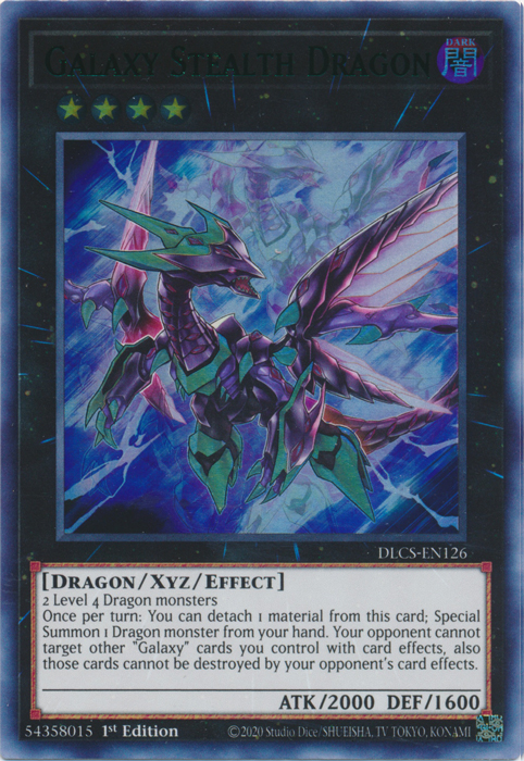 Galaxy Stealth Dragon (Green) [DLCS-EN126] Ultra Rare | Deep Dive Games St. Marys