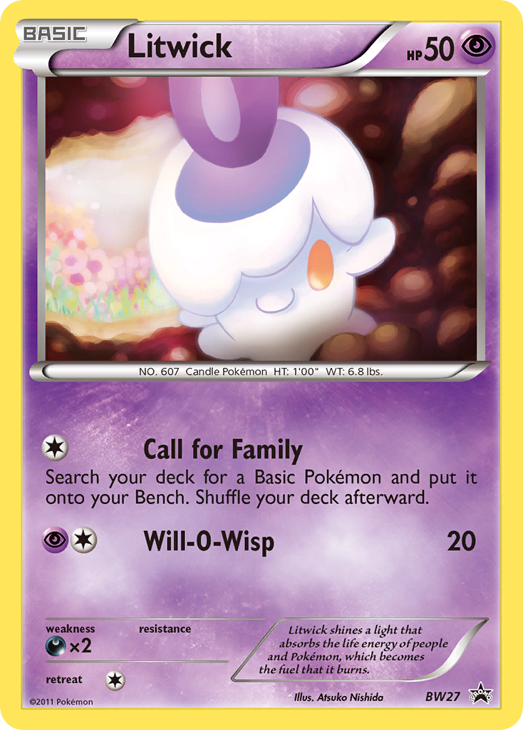 Litwick (BW27) [Black & White: Black Star Promos] | Deep Dive Games St. Marys