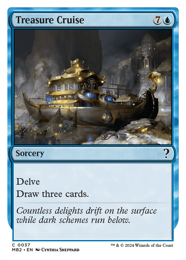 Treasure Cruise (White Border) [Mystery Booster 2] | Deep Dive Games St. Marys