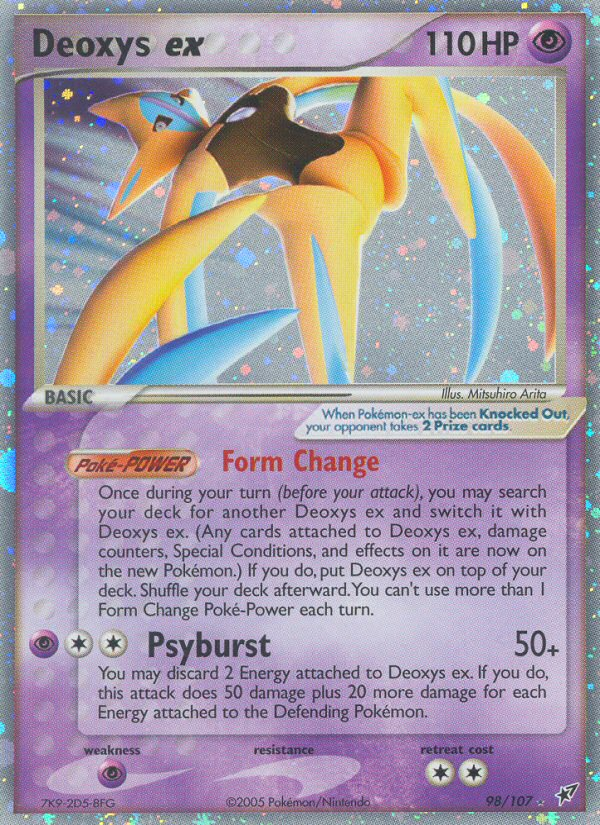 Deoxys ex (98/107) [EX: Deoxys] | Deep Dive Games St. Marys