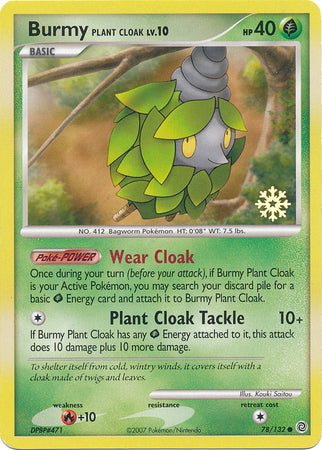 Burmy Plant Cloak (78/132) [Countdown Calendar Promos] | Deep Dive Games St. Marys