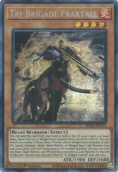 Tri-Brigade Fraktall [MP21-EN171] Prismatic Secret Rare | Deep Dive Games St. Marys