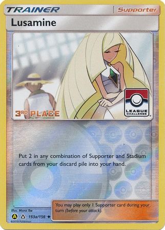 Lusamine (153a/156) (League Challenge Alt Art 3rd Place) [Sun & Moon: Ultra Prism] | Deep Dive Games St. Marys