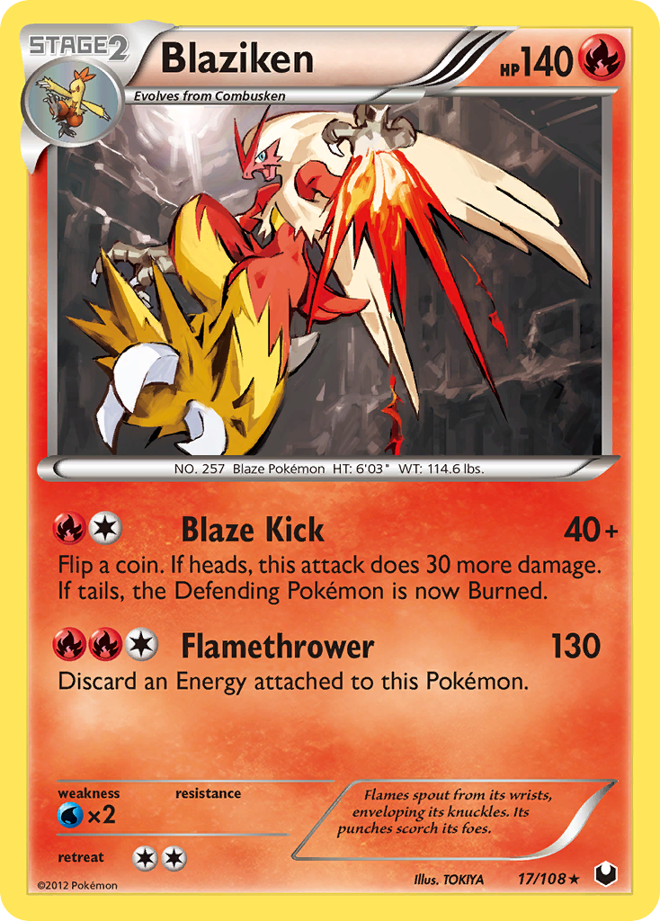 Blaziken (17/108) [Black & White: Dark Explorers] | Deep Dive Games St. Marys