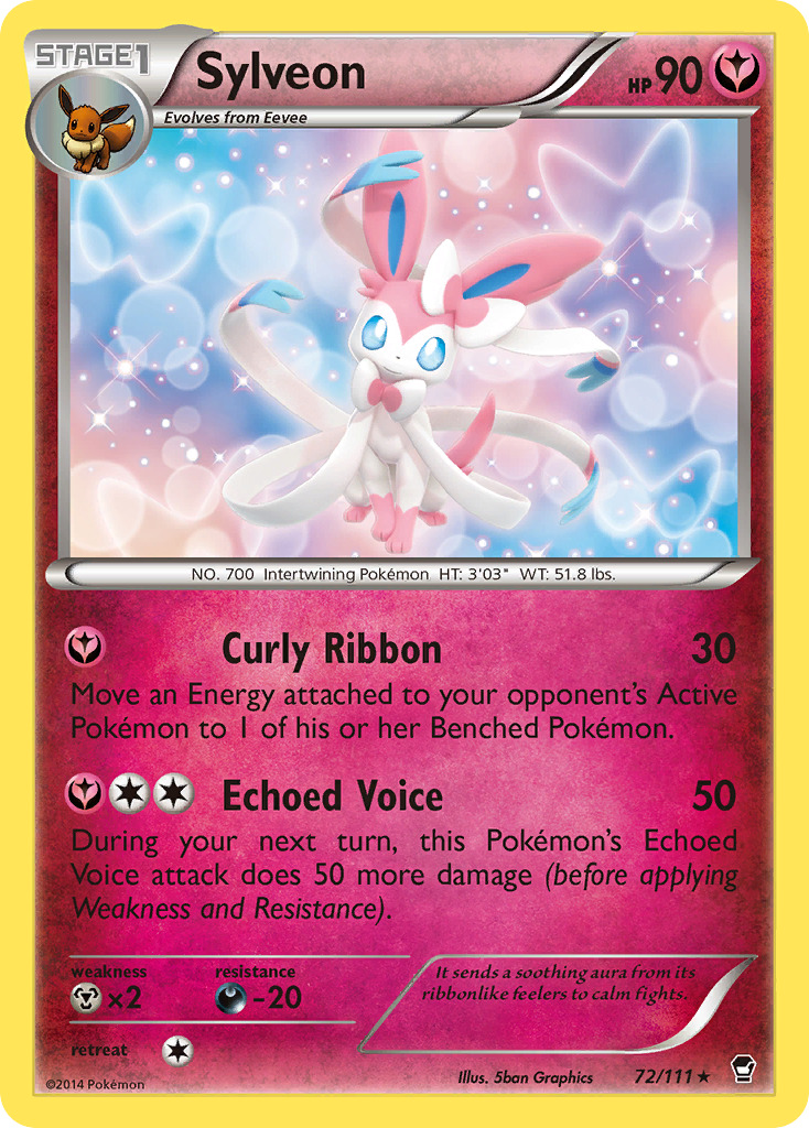 Sylveon (72/111) [XY: Furious Fists] | Deep Dive Games St. Marys