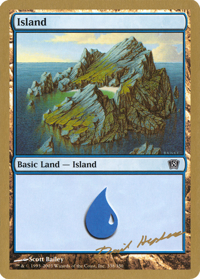 Island (dh338) (Dave Humpherys) [World Championship Decks 2003] | Deep Dive Games St. Marys