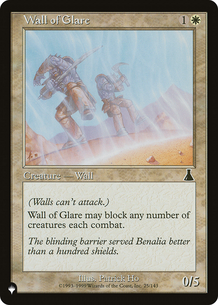 Wall of Glare [The List] | Deep Dive Games St. Marys