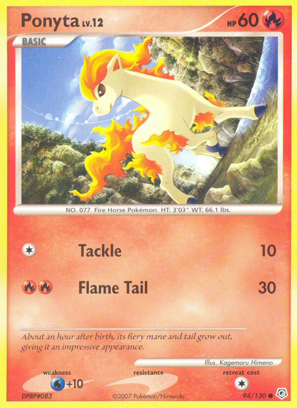 Ponyta (94/130) [Diamond & Pearl: Base Set] | Deep Dive Games St. Marys