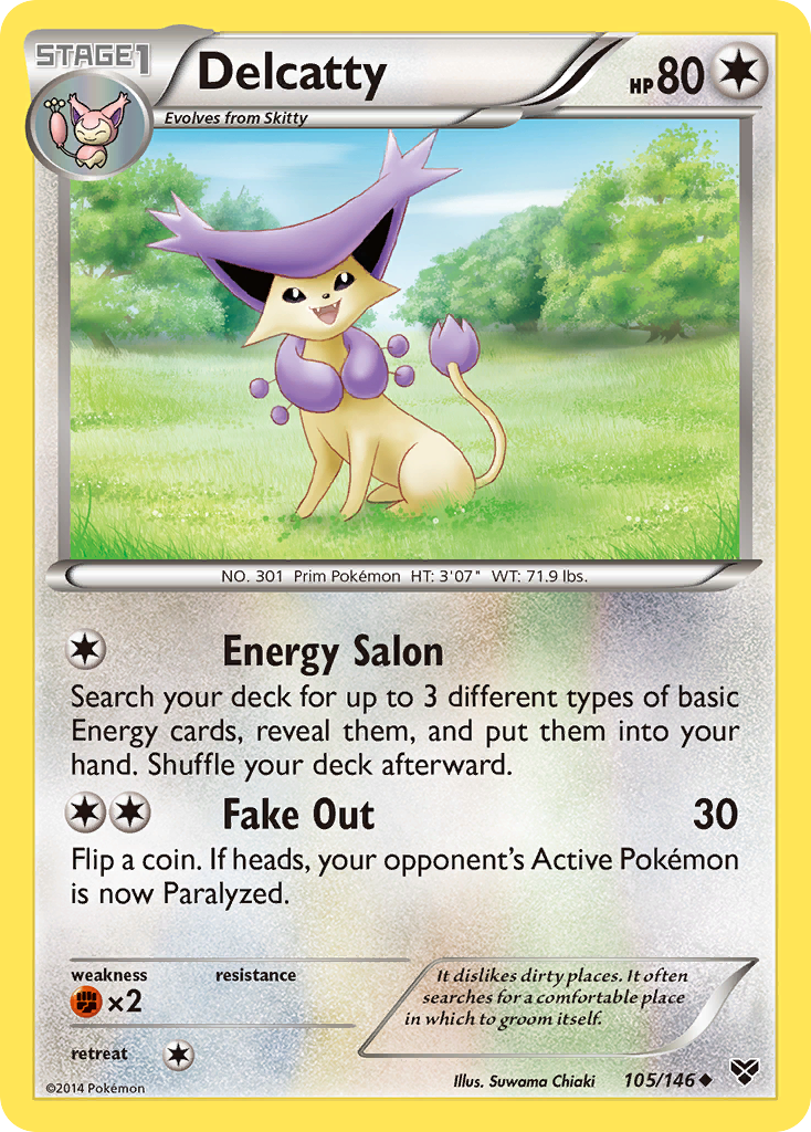 Delcatty (105/146) [XY: Base Set] | Deep Dive Games St. Marys